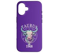 Taureau du Zodiaque né en 1968 Coque pour iPhone 16