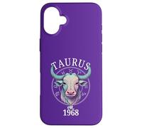 Taureau du Zodiaque né en 1968 Coque pour iPhone 16 Plus