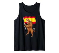Taureau Espagnol Drapeau de l'Espagne Fier héritage Espagnol Débardeur