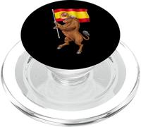 Taureau Espagnol Drapeau de l'Espagne Fier héritage Espagnol PopSockets PopGrip pour MagSafe