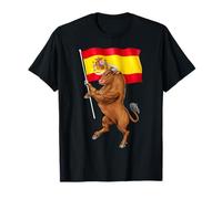 Taureau Espagnol Drapeau de l'Espagne Fier héritage Espagnol T-Shirt