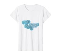 Taureau Pastel Bleu Glaçage Esthétique Graphique Zodiaque T-Shirt Graphique avec Valeur, Femme, Blanc, XS