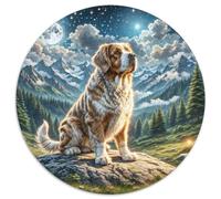 Taureau Terrier du Staffordshire Puzzle Amusant Divertissement Créatif Pièces Parfaitement Assorties 1000 Pièces Cute Animaux Casse-tête Qualité Premium pour Adultes 1000pcs (67.5x67.5cm)