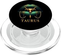 Taureau Zodiac Astrologie Lèvres Émeraude Luxe PopSockets PopGrip pour MagSafe