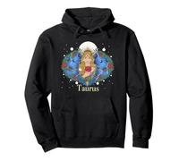 Taureau Zodiac Avril Mai Astrologie Horoscope Floral Femmes Sweat à Capuche