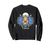 Taureau Zodiac Avril Mai Astrologie Horoscope Floral Femmes Sweatshirt