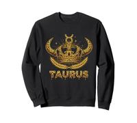 Taureau Zodiac Avril Mai Astrologie Horoscope Floral Femmes Sweatshirt