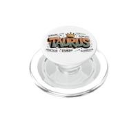 Taureau Zodiac Graffiti Black Queen Birthday King Astrologie PopSockets PopGrip pour MagSafe