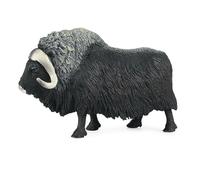 Taureaux jouets | Figurine de bœuf réaliste | Jouet de bœuf musqué modèle Animal sauvage, cadeaux de fête, décoration de gâteau, cadeau de noël et d'anniversaire pour garçons et filles, en bas