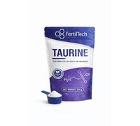 Taurine en Poudre 350 g - 140 Portions (4 Mois) - Format Économique - Pureté ≥ 99,8% - Haute Qualité - Sans Additifs - Sans Arôme - Vegan - Sans OGM - Conditionnée en France