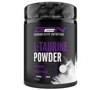 Taurine en poudre - 500 g - Solubilité optimale - Vegan - Pure & sans additifs - Acide aminé L-Taurine - German Elite Nutrition
