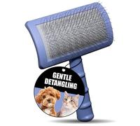 TAURO PROLINE - Brosse classique | Brosse de toilettage premium pour chiens et chats avec coussin souple et poignée antidérapante | Inclus : 1 brosse de toilettage en violet, dimensions :
