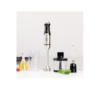 Taurus Mixeur plongeant HBA2300X – 2300 W, 4 lames inox, variateur & turbo – Argent, 1 L