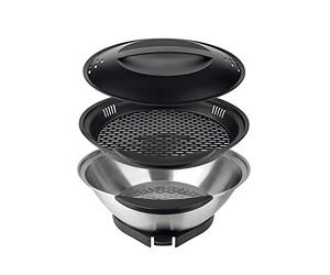Taurus 999251000 Vapeur en plastique, 4,5 L, inox, Noir