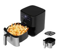 Taurus AF1450XD Unique 5 L Autonome 1450 W Friteuse d'air chaud Noir, Acier inoxydable