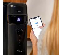 Radiateur à bain d'huile Agadir Connect 2000 de 2000W avec Wifi, commandes vocales et 3 intensités