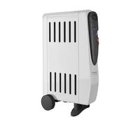 Radiateur à bain d?huile Taurus Tuareg 1500 de 1500W avec 3 niveaux de puissance, thermostat et rangement de câble Noir G