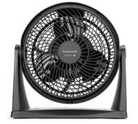 taurus alpatec - ventilateur de bureau 25cm 23w 2 vitesses noir - ice brise mini