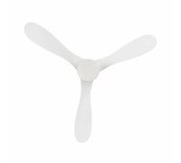 taurus alpatec ventilateur de plafond 132cm + lumière fresko pure 3b