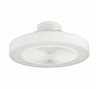 Ventilateur de plafond compact 49cm + lumière Taurus Alpatec fresko invisible blanc G