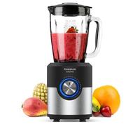 Taurus Amazing - Blender JB1200XC 1200W,5 vitesses + Turbo,Lames inox 6 pales,Bol en verre 1,75L,Broie la glace,Éclairage LED,Compatible lave-vaisselle