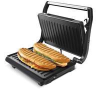 Taurus Amazing - Machine à Sandwich Électrique GR1700, 700W, Plaques Grill Antiadhésives, Poignée Froide au Toucher, Plaque Supérieure Auto-ajustable, Chauffage Rapide, Système de Verrouillage