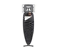 Taurus Argenta Plus - Planche à repasser, 3 positions de hauteurs jusqu'à 93cm, Support pour centrale vapeur, Housse 100% coton, Dimensions 41 x 125 cm, anti-dérapeant, Gris