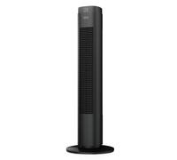 TAURUS BABEL II RCH - Ventilateur tour, 50W, hauteur 86cm, 4 vitesses, 3 modes de fonctionnement, minuterie 7.5h, oscillant, tactile, affichage digital, télécommande