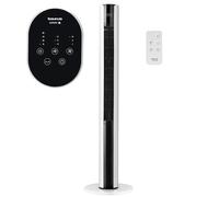 Taurus Babel Infinite - Ventilateur colonne 50W, 3 vitesses, 3 modes, 110 cm de hauteur, minuterie, oscillant, télécommande, base ronde, sélecteur tactile, câble 116 cm