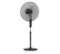 Taurus Bergen 16CR - Ventilateur sur pied 45W, pied rotatif, hauteur ajustable, système d'oscillation, inclinaison réglable, minuterie et 3 vitesses, 3 lames / 40 cm de diamètre, silencieux