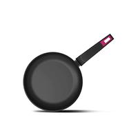 Taurus Best Moments Sartén 24 - Poêle en aluminium forgé, diamètre de 24 cm, poignée ergonomique, convient à tous les types de feux, revêtement anti-adhésif, passe au lave-vaisselle, sans PFOA, noir