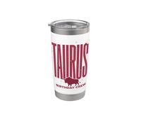 Taurus Birthday Crew Taurus Birthday Gobelet isotherme en acier inoxydable double paroi