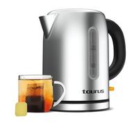 Taurus - Bollitore Elettrico Selene Compact 2400W | 1L | Base 360° | Resistenza nascosta | Avvolgicavo | Apertura automatica | Acciaio inox | Spegnimento automatico | BPA Free | Design ergonomico