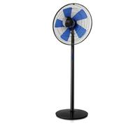 Taurus Boreal 16C Elegance - Ventilateur sur pied 40W, hauteur jusqu'à 130cm, 5 lames, diamètre 40cm, 3 vitesses, système d'oscillation et d'inclinaison, poignée de transport, base ronde, silencieux