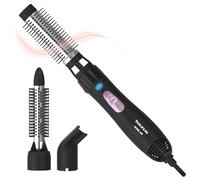 Taurus - Brosse Soufflante Model Air 1200W | Diffusion de Chaleur 360º | 3 Vitesses et Températures | Accessoires Interchangeables | Compact et Portable | Pointe Froide et Base Antidérapante