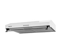 Taurus C60WHAL - Hotte aspirante conventionnelle, 60cm, puissance d'extraction 200m3/h, 3 niveaux d'extraction, filtres multicouches en aluminium lavables, kit d'installation facile, 60W, LED Blanc