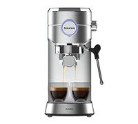 Taurus Cafetière à expresso Euforia, 1450 W, 20 bars, bras porte-filtres avec double sortie, réservoir amovible 1 l, vapeur orientable, système thermoblock + Supreme Cream, convient pour grandes