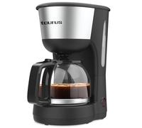 TAURUS - Cafetière à Filtre Verona 12 | 1000W | 12 Tasses | Pure Coffee Technology | Filtre Réutilisable et Amovible | Carafe en Verre | Finitions Inox | Plaque Chauffante | Auto-Off