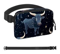 Taurus Ceinture de course de poche pour homme et femme, support de téléphone pour la course à pied, sac banane de course à pied, taille réglable, Multicolore 01., 1.5x9.0x5.9in/4x23x15cm