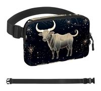 Taurus Ceinture de course de poche pour homme et femme, support de téléphone pour la course à pied, sac banane de course à pied, taille réglable, Multicolore 10., 1.5x9.0x5.9in/4x23x15cm