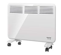 Taurus CHTA 1500 - Convecteur électrique 1500W, IP24 pour une utilisation en salle de bain, Support mural, Écran numérique, Programmable, Sécurité anti-chauffe, Capteur "Fenêtre ouverte", Blanc