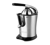 Taurus Citrus 300 Legend - Presse-agrumes électrique à levier 300W, moteur professionnel, filtre régulateur de pulpe réglable, détachable, sans BPA, 650 ml, Argent, Noir