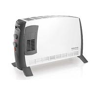 Taurus Clima turbo 2000 - Convecteur électrique 2000W, 3 niveaux de chauffe, Surface jusqu'à 20m2, Thermostat réglable, Fonction turbo, Poignée de transport, Blanc