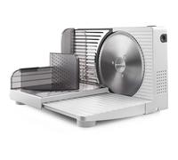 TAURUS CutMaster - Trancheuse 150 W - Corps métallique - Lames en acier inoxydable - Plateau de coupe inclinable - Noir et métal