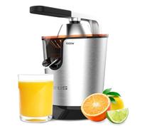 Taurus Easy Press 1000 Legend Presse-agrumes électrique à levier, moteur AC, cônes pour tous les agrumes, filtre régulateur de pulpe, nettoyage facile, sans BPA, versement continu