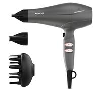 Taurus - Sèche-cheveux Fashion 2600 Ionic 2600W | Moteur AC | 6 réglages vitesse/température | Ionic Care | Air froid | Concentrateurs + diffuseur | Noir