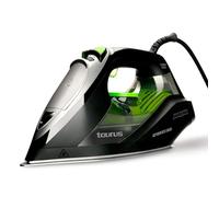 Taurus - Fer à repasser vapeur Geyser Eco 3000,3000W,200 g/min,Pointe de précision,Réglage vapeur et température,Semelle anodisée ultra-glissante,Noir