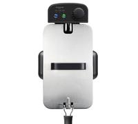 Taurus Fry3 - Friteuse électrique 2000W, 3L, Position égouttage huile, pour 4 à 5 portions, Température réglable, Inox, Gris