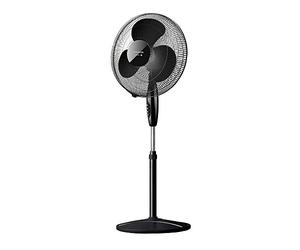 Taurus Greco 16CR Elegance - Ventilateur sur pied 40W, oscillant, base ronde, hauteur ajustable, système d'oscillation automatique / Inclinaison réglable, 3 lames / diamètre 40cm, silencieux