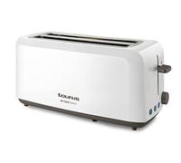 Taurus - Grille-pain Mytoast Duplo,1450W,2 fentes longues et extra larges,6 niveaux de brunissage,3 fonctions (décongeler, réchauffer, annuler),Centrage automatique,Plateau ramasse-miettes